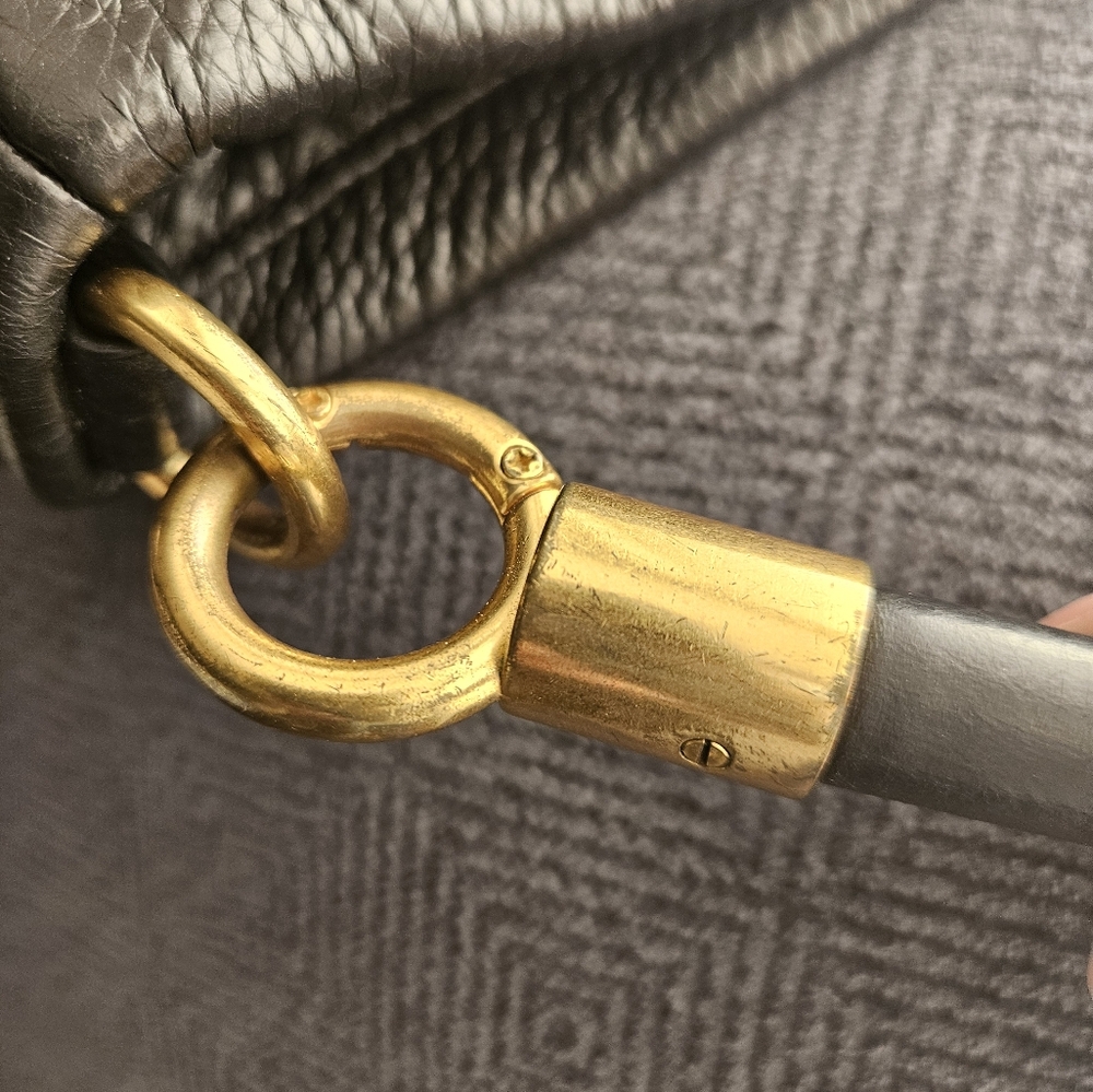 Marc By Marc Jacobs Too Hot to Handle Hobo Bag Leather Black - Picture 9 of 17